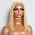 150% Density Pre-Plucked 13x4 Lace Frontal Bob Wig Straight