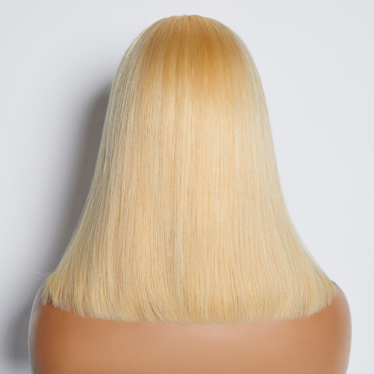 150% Density Pre-Plucked 13x4 Lace Frontal Bob Wig Straight