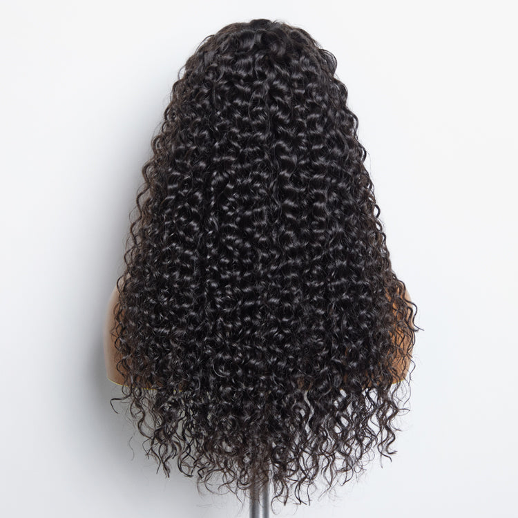 180% Density 13x6 PartingMax Glueless Lace Wig 3D Cap Pre-bleached Lace Front Wig Water Wave