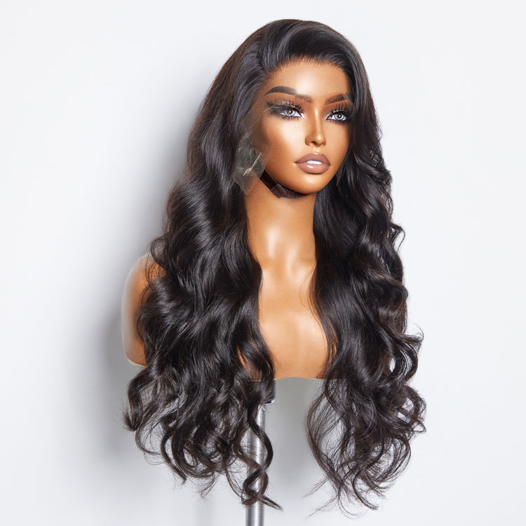 180% Density 13x4 HD Glueless Lace Wig Straight Body Wave