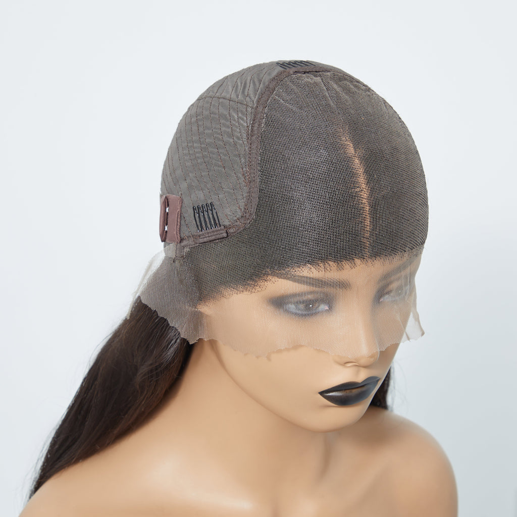 180% Density 13x6 PartingMax Glueless Lace Wigs 3D Cap Pre-bleached Lace Front Wig Body Wave