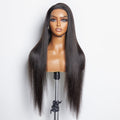 180% Density 13x6 PartingMax Glueless Lace Wig 3D Cap Pre-bleached Lace Front Wig Straight