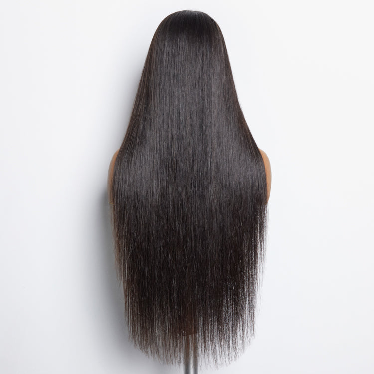 180% Density 13x6 PartingMax Glueless Lace Wig 3D Cap Pre-bleached Lace Front Wig Straight