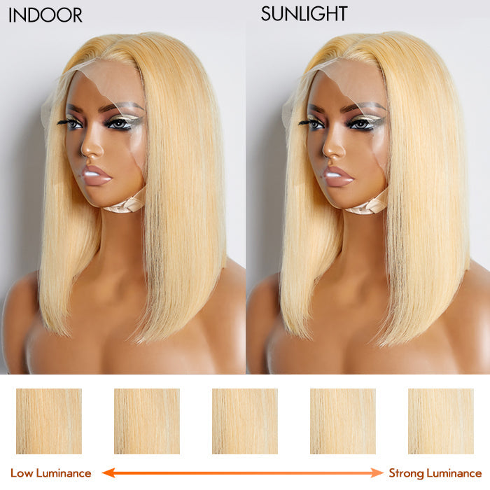 150% Density Pre-Plucked 13x4 Lace Frontal Bob Wig Straight
