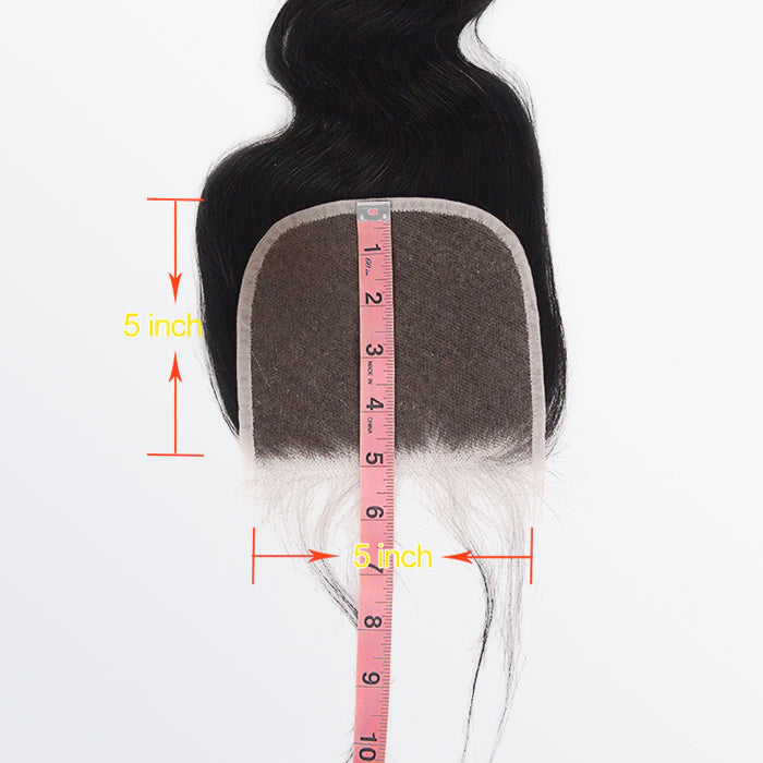 5x5 Free Parted Lace Closure Body Wave