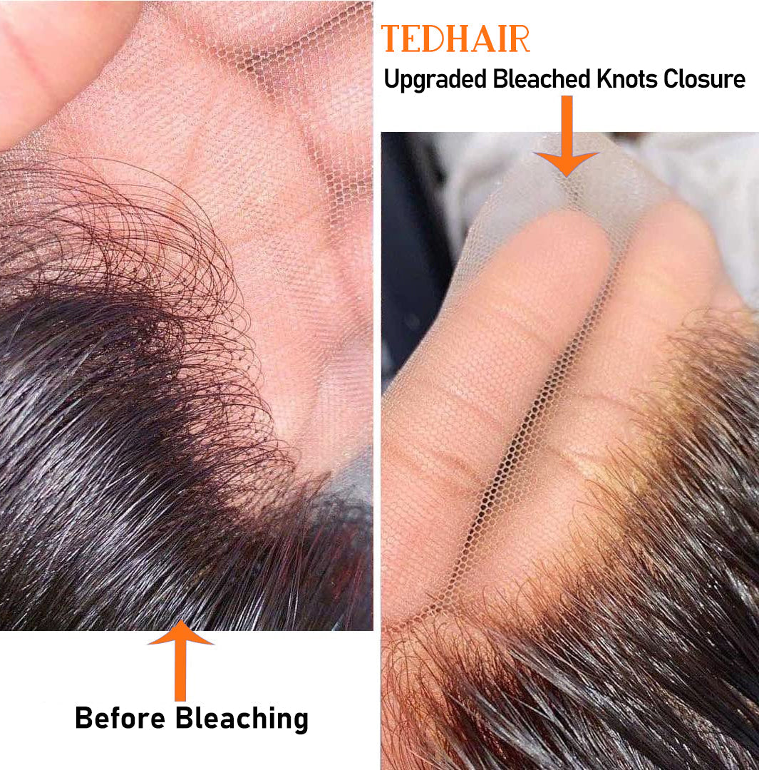 5x5 HD Lace Free Parted Closure Body Wave