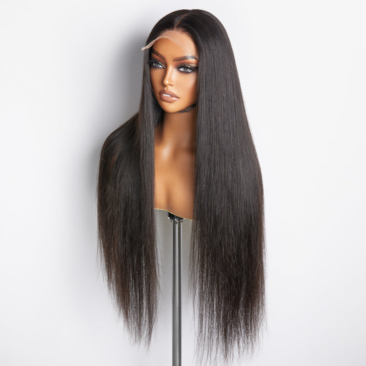180% Density 5x5 Glueless Lace Closure Wig Straight