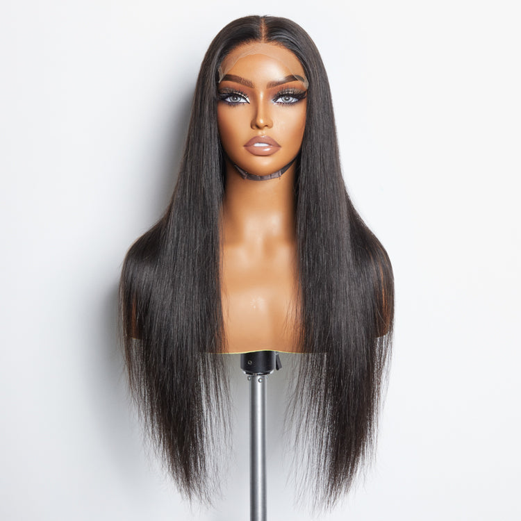 180% Density 5x5 HD Glueless Lace Closure Wig Straight