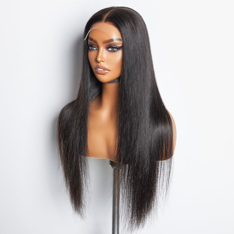 180% Density 5x5 HD Glueless Lace Closure Wig Straight