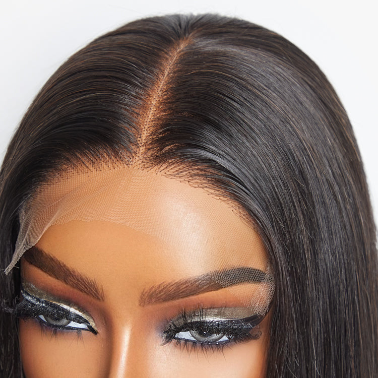 180% Density 5x5 HD Glueless Lace Closure Wig Straight