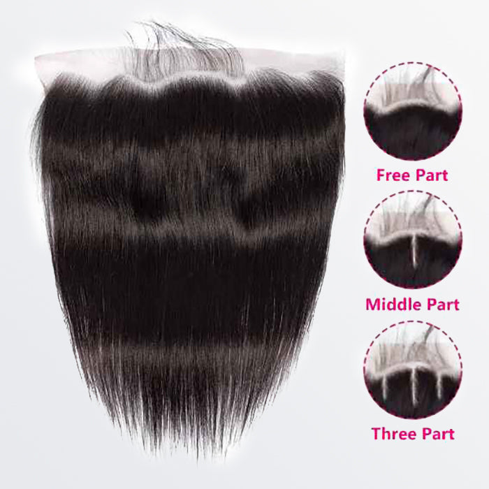 13x6 HD Free Parted Frontal Straight