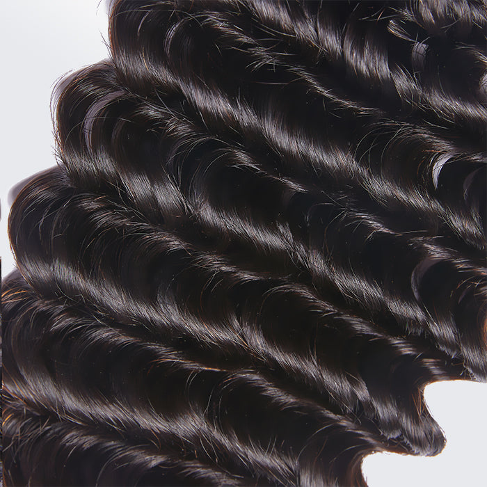 Deep Wave Brazilian 100% Virgin Hair Bundles 10-30''