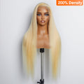 200% Density 13x4 Pre-Plucked Lace Frontal Wig Straight #613