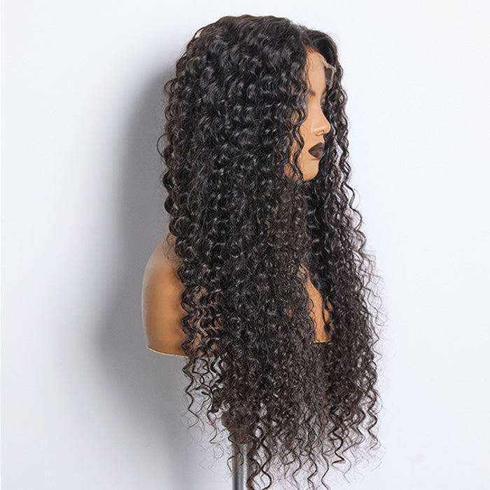 180% Density 5x5 HD Lace Closure Wig Deep Wave