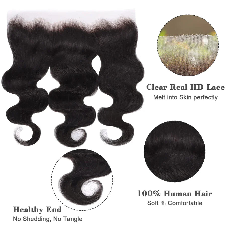 13x4 HD Free Parted Frontal Straight