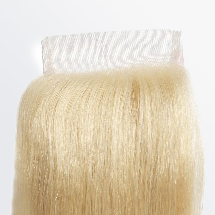 4x4 12A Free Parted Lace Closure Straight #613